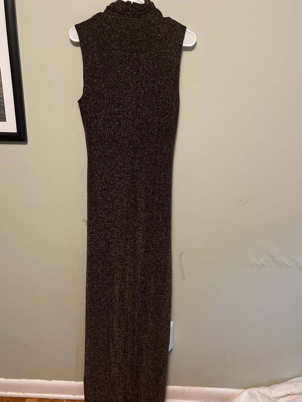 Lauren Ralph Lauren Sleeveless Mock Neck Metallic Maxi Dress - Picture 7 of 11